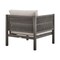 Armen Living Cuffay 4 Piece Outdoor Patio Furniture Set in Brown Aluminum and Rope with Cushions 840254332430 - alternate 2